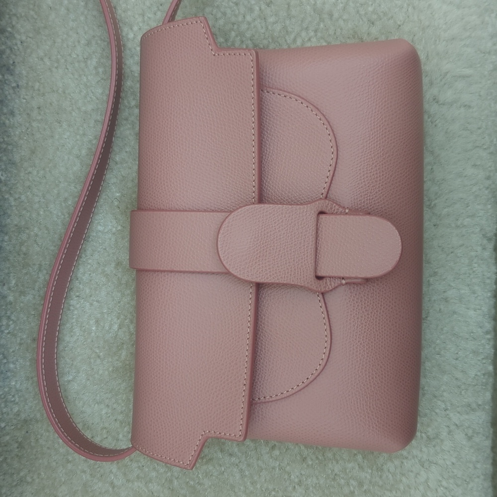 Senreve Aria Belt Bag (Pebbled Leather, Limited Edition Mauve Color)